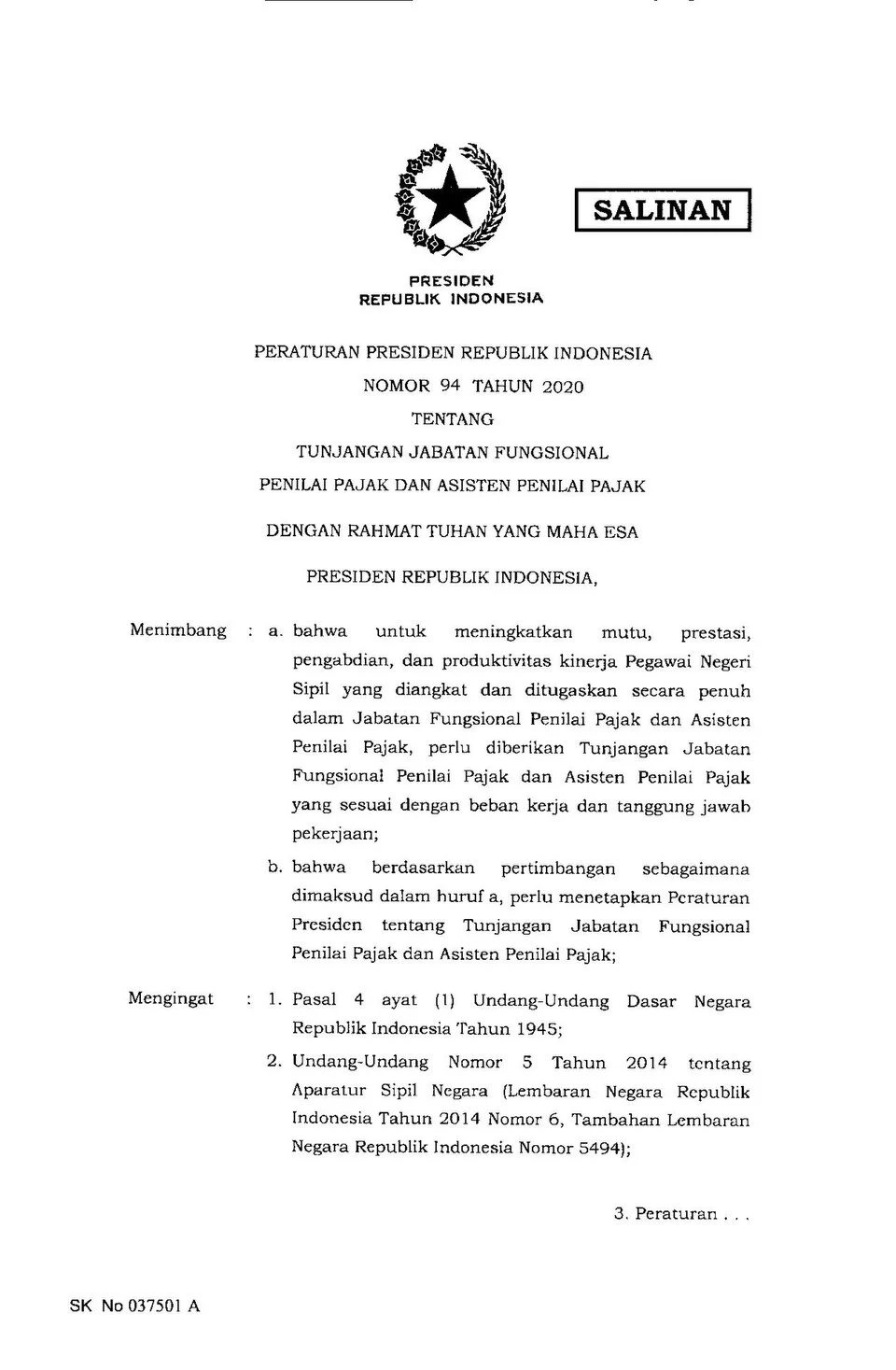 Identifikasi Status Hukum dan Jenis Penghasilan Afiliator